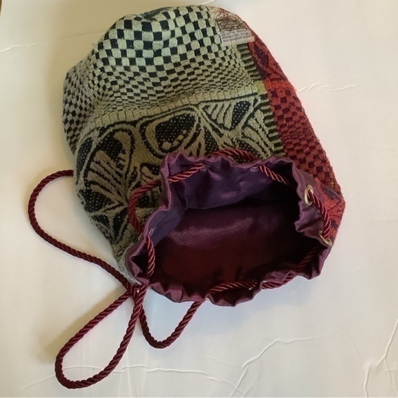 Vintage sweater string bag - Picture 4 of 4